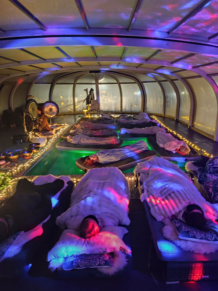 Sound Bath at Ramsden Bellhouse | Floating on Water & Poolside | Sound Journey